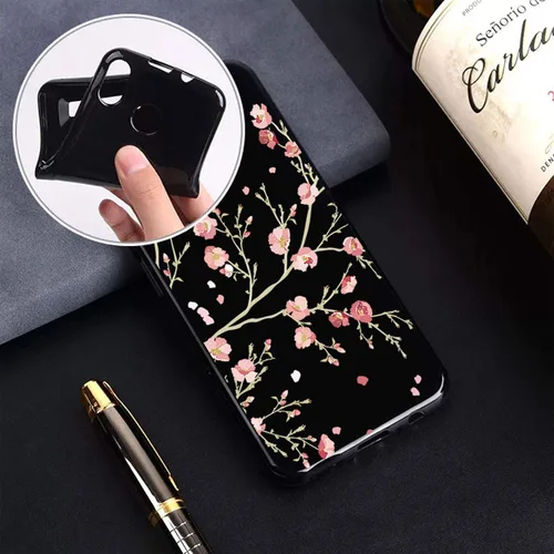 Vista 2 de WM84 - Funda para Samsung Galaxy S22 Ultra (6.8 pulgadas), con 1 protector de pantalla de vidrio templado, cubierta de silicona suave negra