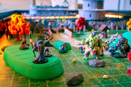 Vista 6 de Dirt Cheap Dungeons Owlbear - Juego de 116 colinas modulares y dispersión para mapas de batalla de cuadrícula de 1 pulgada, escenario TTRPG de 3.5