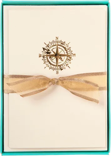 Vista 7 de Graphique Tarjetas de Apple, paquete de 10 tarjetas con sobres, saludos para todas las ocasiones, interior en blanco, relieve de lámina dorada
