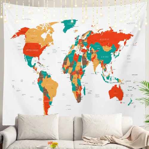 Vista 90 de Shrahala Tapiz de pared de hojas de arce otoñal, hojas rojas llameantes, fondo negro, tapiz grande para colgar en la pared, tapiz decorativo