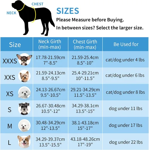 Vista 7 de AIITLE Arnés para Perros Pequeños - Chaleco Ligero de Malla Step-in para Cachorros, Diseño Reflectante y a Prueba de Escape con Cinta Mágica de Alta