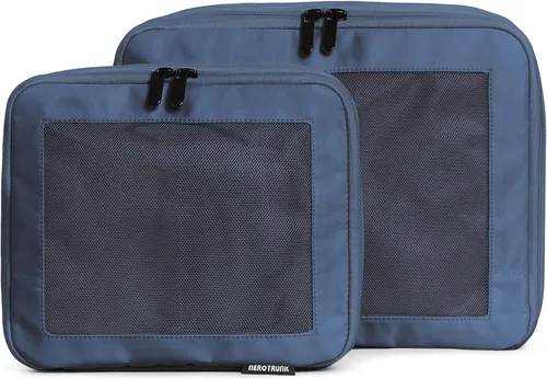 Vista 14 de Aerotrunk Cubos de embalaje de compresión para viajes, paquete de 2, beige