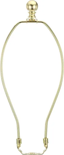 Vista 19 de PATIKIL Kit de arpa de lámpara de 5 pulgadas con remate, 1 juego de soporte dorado