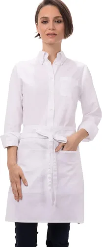 Vista 19 de Chef Works Delantal unisex medio bistro para servidor