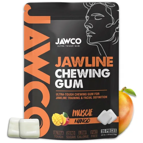 Vista 15 de JAWCKO Chicle Ultra-Resistente para Mandíbula Obtén una Mandíbula Más Fuerte y Cuadrada Chicle Duro de Entrenamiento para Mandíbula Fuerza 15X