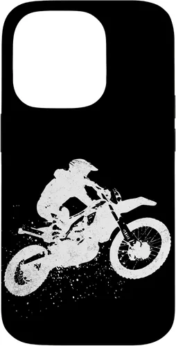 Vista 17 de iPhone 16 Dirt Bike Riding Motocross Racing Motorcycle Vintage Graphic Case