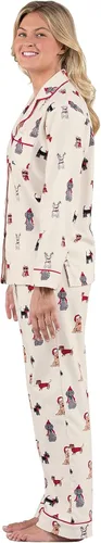 Vista 97 de PajamaGram Conjunto de pijama para mujer – Pijama para mujer, jersey novio, 100% algodón