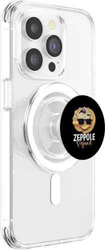 Vista 3 de Zeppole Squad Italian Sunglasses National Pastry Day Foodie PopSockets MagSafe PopGrip for iPhone