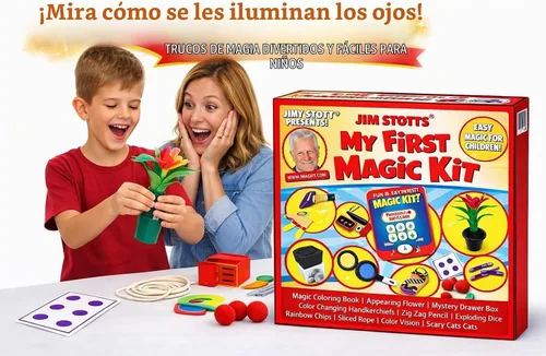 Vista 3 de Kit de magia “My First Magic Kit” de Jim Stott's, perfecto para principiantes y niños de todas las edades