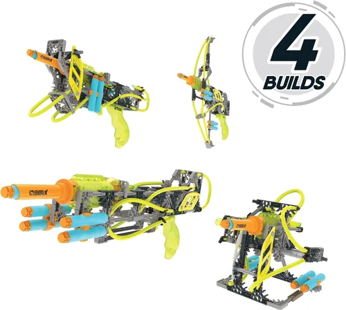 Vista 7 de K'NEX Cyber-X C5 Neostrike - Explota hasta 60 pies – 176 piezas, 4 construcciones, objetivos, 5 dardos – Gran regalo para niños de 8 años en adelante