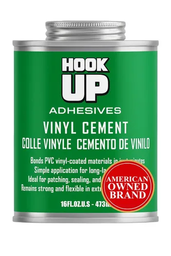 Vista 8 de Cemento de vinilo – Pegamento de reparación de revestimiento de piscina impermeable para vinilo y PVC, cemento de contacto flexible de secado rápido