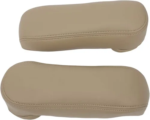 Vista 4 de ECCPP Funda de cuero para reposabrazos para Ford F250 F350 Excursion Lariat 99 00 01 02 03 04 05 06 07 (piel sintética de alta calidad, un par de 2)