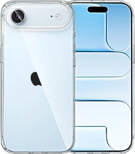 Vista 18 de JJGoo Funda transparente compatible con iPhone 15 Pro, funda de teléfono de TPU suave y transparente, funda antigolpes transparente a prueba