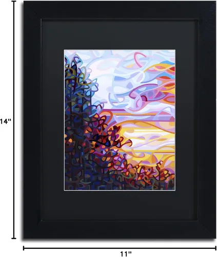 Vista 7 de Crescendo by Mandy Budan - Marco (11 x 14 pulgadas), color negro mate