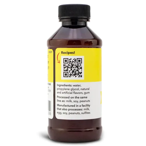 Vista 7 de Extracto aromatizante de plátano Ann Clark Authentic Rich Banana Flavor, Add to Pastries, Frostings, Cakes & Beverages, Family Business for Over