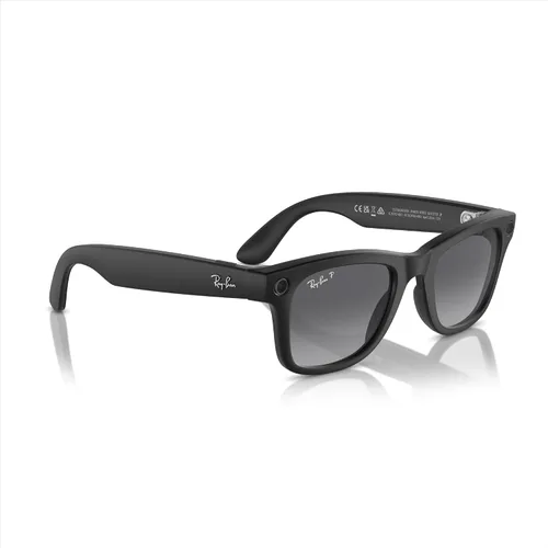 Vista 7 de Ray-Ban - Meta - Wayfarer Large Smart Glasses - Matte BlackGradient Graphite Polarized