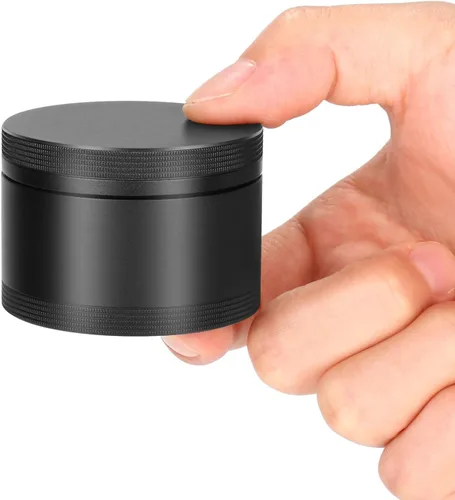 Vista 8 de Pastillero pequeño diario – Pastillero de metal portátil impermeable para bolsillo o bolso de aleación de aluminio redondo contenedor de píldoras