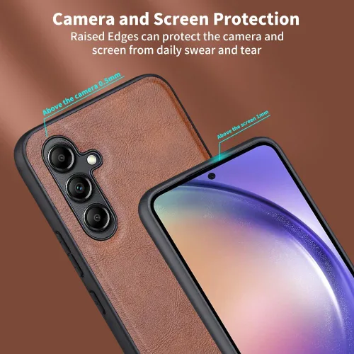 Vista 2 de X-level Para Samsung Galaxy A54 Caso, Delgada Delgada Premium PU Cubierta Del Teléfono Celular De La Cubierta De Parachoques A Prueba De Golpes