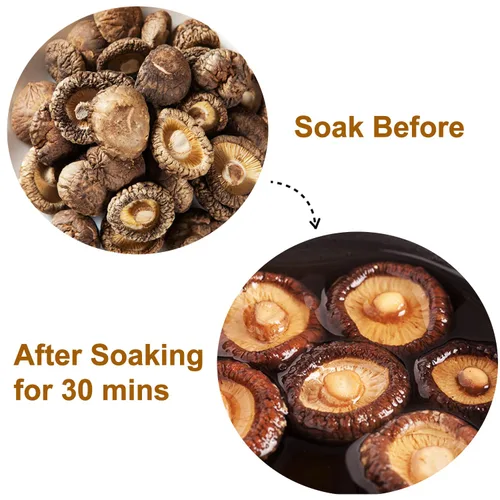 Vista 4 de VIGOROUS MOUNTAINS Setas Shiitake Deshidratadas Orgánicas USDA, Hongos Secos Deshidratados para Cocinar 4.23oz, 120g