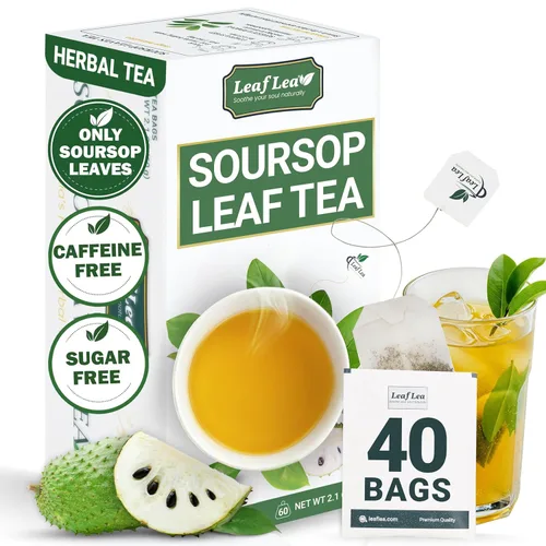 Vista 73 de LeafLea Bolsas de té de melón amargo natural, 40 bolsas de té de hierbas Cundeamor - Té de frutas Melon Amargo Gohyah Apoyo para el bienestar