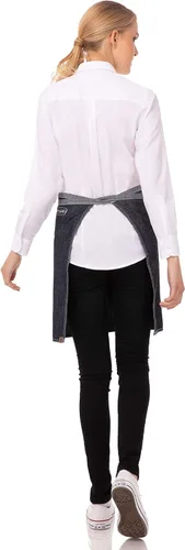 Vista 2 de Chef Works Unisex-Adult Manhattan Half Bistro ApronAprons