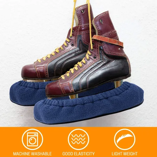 Vista 4 de VISEMAN Cubiertas de hoja de patinaje sobre hielo, empapadores de patinaje sobre hielo, protectores para patines de hockey, patines artísticos