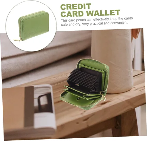 Vista 2 de NOLITOY 4pcs Wallet Billeteras De Hombres Cuero Original Delicate Bag Holder Convenient Bag Change Coin Pouch Id Bag Business Man Purse Fashionable