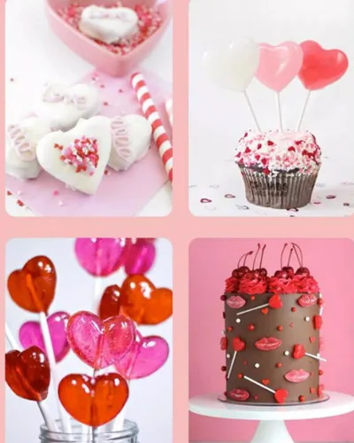 Vista 5 de Growtail 3 moldes de fondant en forma de corazón para decoración de galletas, joyas, pasteles, chocolate, pasteles