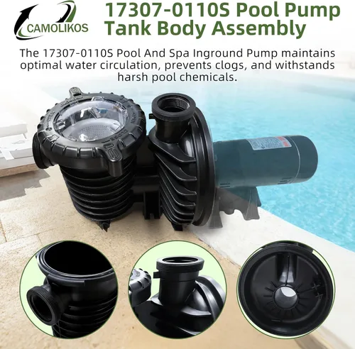 Vista 6 de 17307-0110S Conjunto de cuerpo de tanque de bomba de piscina se adapta a Pentair Sta-Rite IntelliPro VS 3050 Bombas Serie Max-E-Pro Conjunto
