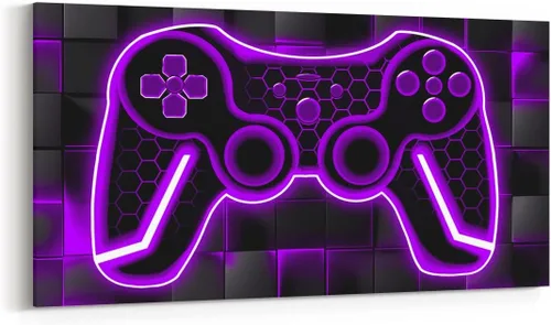Vista 10 de Feelyou Lienzo decorativo para pared, control de juegos, oficina, pósteres para adultos, regalos de juegos, arte de pared para el baño, arte
