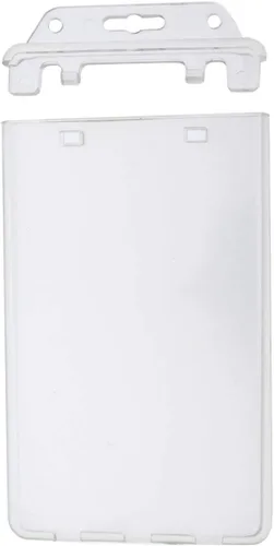 Vista 8 de Specialist ID - Funda de plástico duro para tarjeta de identificación, vertical, cierre permanente