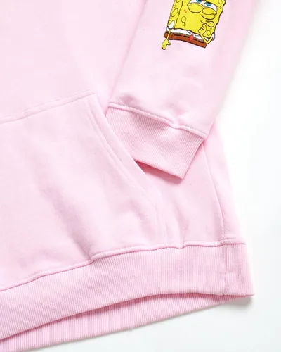 Vista 3 de Nickelodeon Sudadera unisex de forro polar Bob Esponja para hombre y mujer