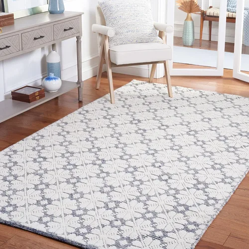 Vista 20 de SAFAVIEH Vermont Collection - Alfombra de pasillo, 2 pies 3 pulgadas x 6 pies, color marfil, lana hecha a mano, ideal para zonas de alto tráfico