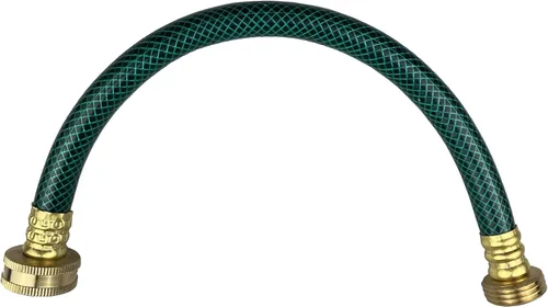 Vista 16 de Darnassus Manguera de jardín de PVC de 1/2 pulgada, color verde, resistente, con accesorios de latón macizo, sin fugas, flexible, para exteriores