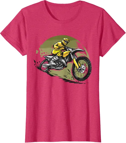 Vista 12 de Camiseta de motocross Supermotard Enduro, Negro, S