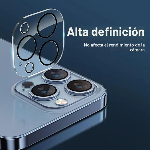 Vista 3 de NEW'C - Paquete de 4, 2 vidrios templados para iPhone 13 Pro Max y 2