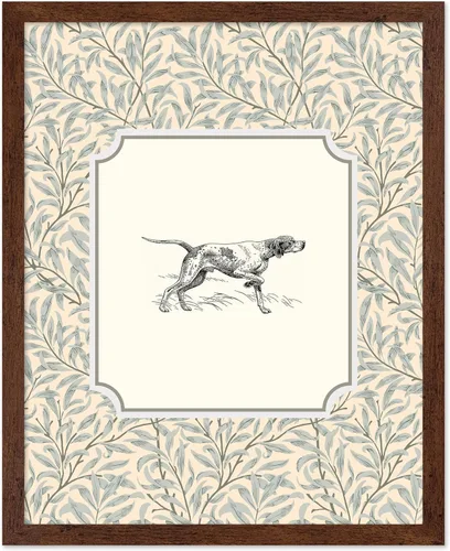 Vista 38 de Poster Master Póster Vintage de Cocker Spaniel Inglés - Impronta Retro de Perro - Arte Floral - Arte de Cachorros - Arte para Amantes de Animales