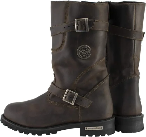 Vista 5 de Milwaukee Leather MBM9063 - Botas de ingeniero clásicas para hombre, color marrón envejecido, 7 .5