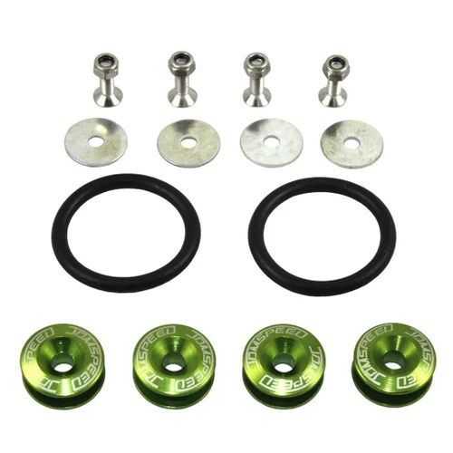 Vista 14 de Kit universal de sujetadores de liberación rápida Jmdspeed, para camiones, defensa, palanquilla, universal, CNC, Neo cromo