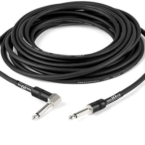 Vista 11 de Cable de conexión de guitarra de 6 pulgadas, cables de pedal de efecto de guitarra de 5.9 in, en ángulo Ángulo en ángulo