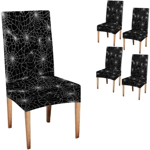 Vista 53 de CAPSCEOLL Fundas para sillas Parsons de elastano, súper ajuste, extraíbles y lavables, para sillas de cocina, fundas protectoras para comedor