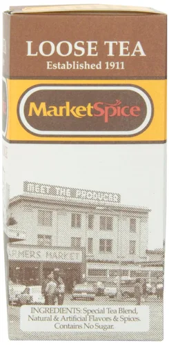 Vista 4 de MarketSpice Té suelto, canela y naranja, nuestro té exclusivo, 4 onzas