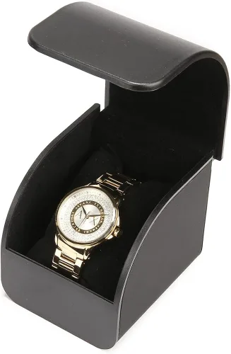 Vista 7 de Armani Exchange - Reloj de vestir de cuarzo de acero inoxidable para mujer