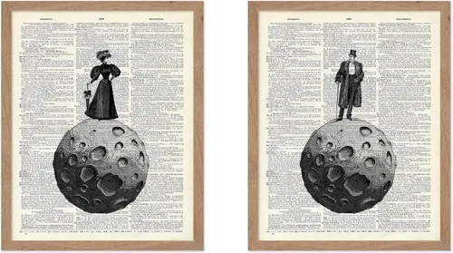 Vista 28 de Poster Master Póster de Arte del Diccionario - Impresión Retro de Mujer Soldadora - Arte de Sándwich de Queso a la Parrilla - Regalo para Ella