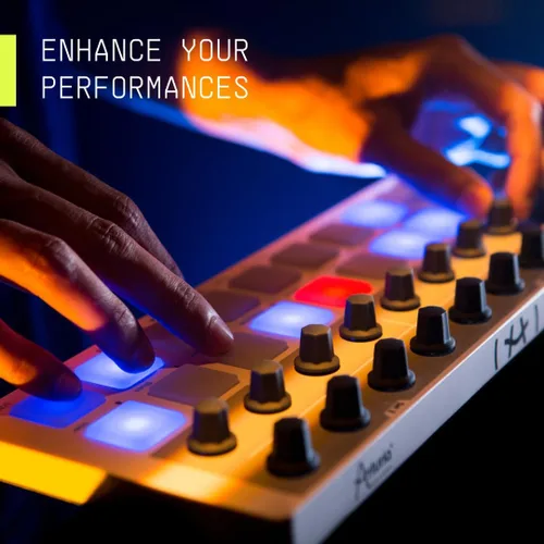 Vista 9 de Arturia - BeatStep - Controlador MIDI compacto y secuenciador con software creativo para grabación - 16 blocs, 16 codificadores