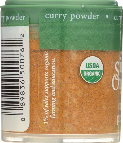 Vista 6 de Simply Organic Curry en polvo, certificado orgánico 0.53 oz