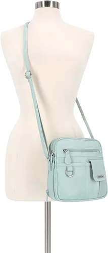 Vista 5 de MultiSac Bolso cruzado North South Mini con cremallera alrededor