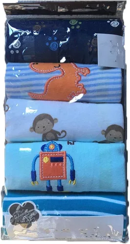 Vista 4 de Monvecle - Conjunto de pantalón corto y pantalón largo unisex para recién nacido