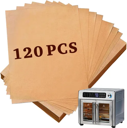 Vista 8 de 5 piezas de esteras de teflón para forro de horno para la freidora de aire de puerta francesa de 26 QT Emeril Lagasse 360, forros de freidora