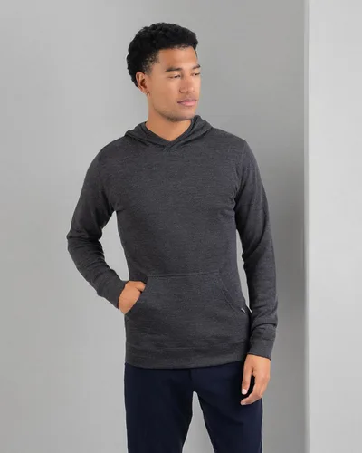 Vista 6 de Men's Merino Pro-Knit Hoodie By Woolly RWS Certified Warm, Soft, Seattle Designed